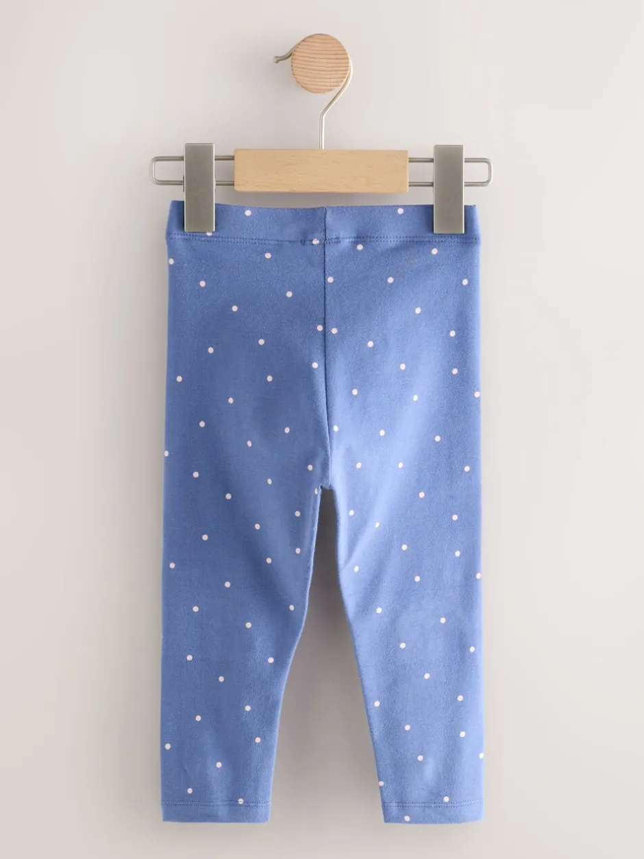 Broeken En Leggings*Next - Versierde leggings (3 mnd-7 jr) Blauw lieveheersbeestje