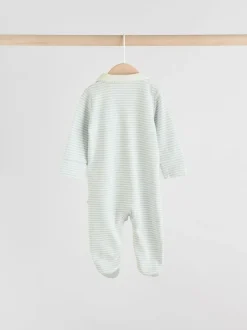 Babypakjes En Babypyjama's|Next - Verpakking van 3 babypyjama's (0-2jr) Blauw London