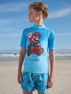 Badkleding|Next Blauw Mario - Surfhemdje (3-16 jr)