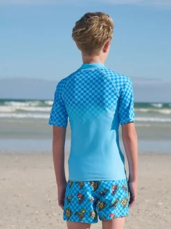Badkleding|Next Blauw Mario - Surfhemdje (3-16 jr)