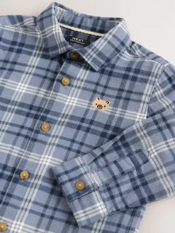 Shirts*Next - Shirt met Character lange mouwen (3mnd-7jr) Blauw met beren