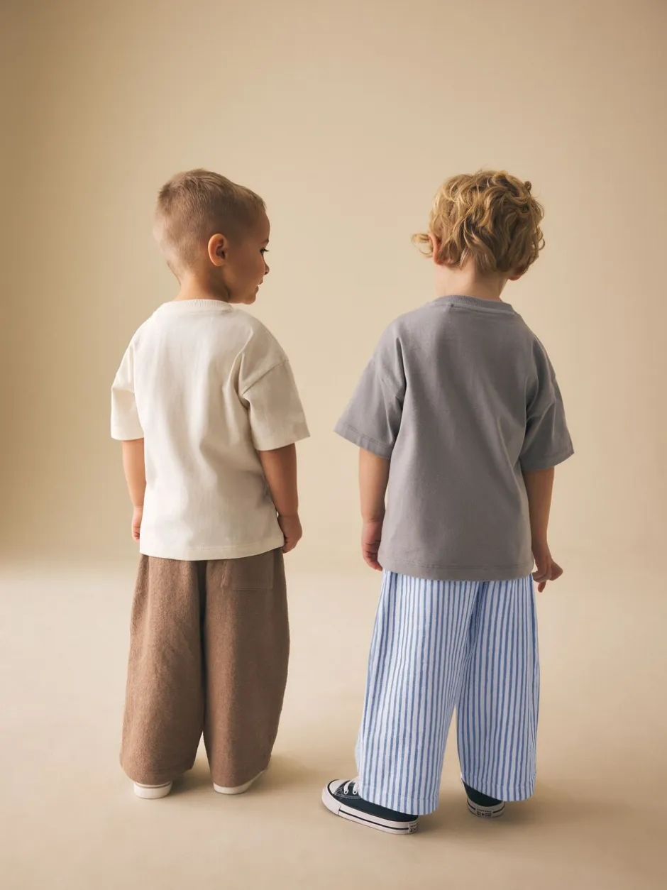Sets En Outfits|Shorts*Next Blauw met beren - Short Sleeve T-Shirt and Lightweight Joggers 2 Pack Set (3mths-7yrs)