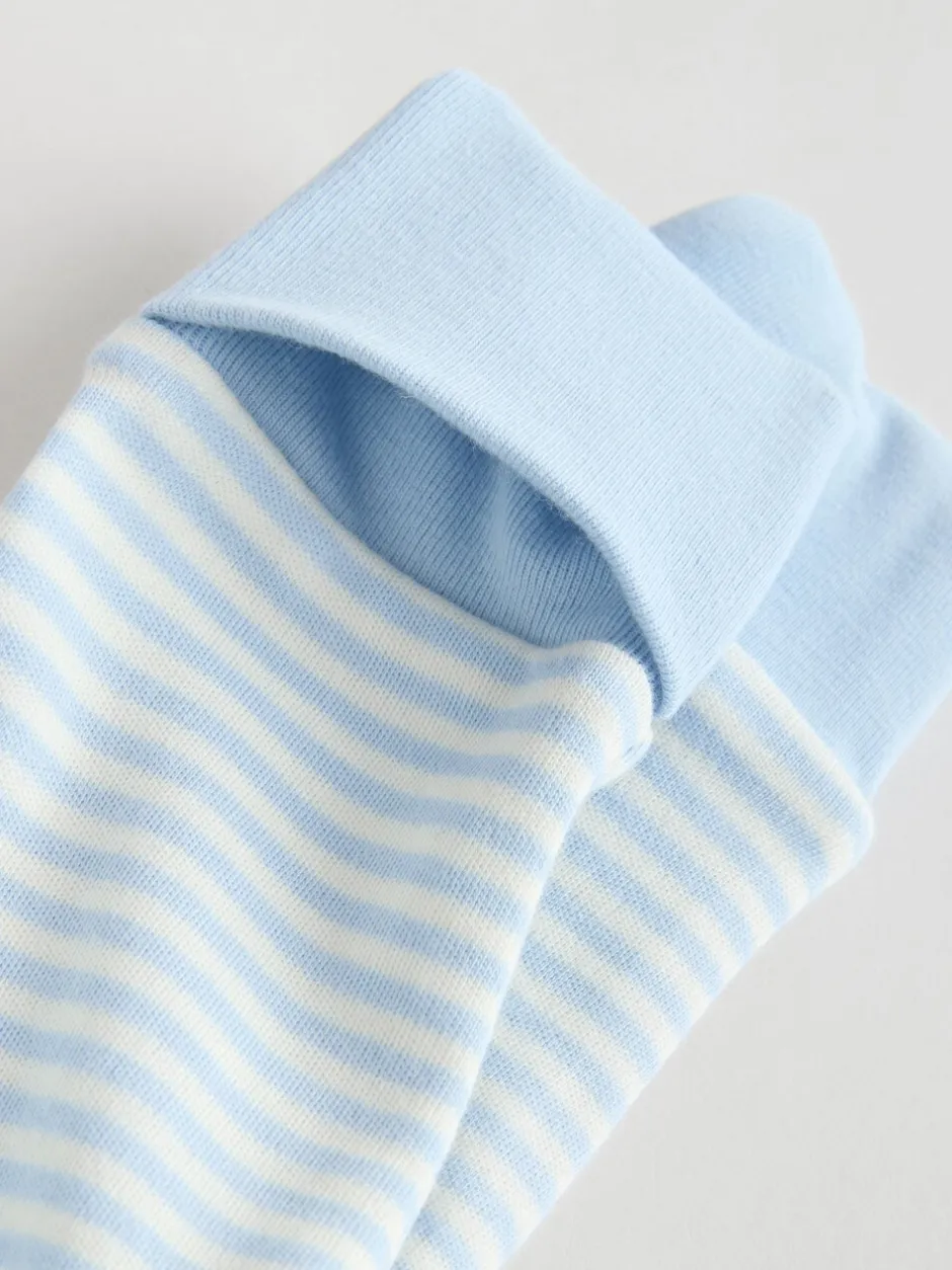 Multipacks|Babypakjes En Babypyjama's*Next - Verpakking van 3 babyslaappakjes met tweewegrits (0 mnd - 3 jr) Blauw met beren