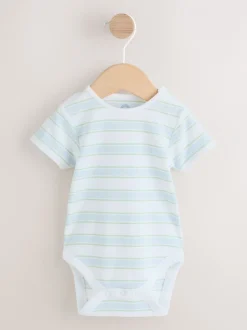 Rompertjes En Tuinbroeken|Next Blauw met beren - Woven Dungarees and Bodysuit Baby Set (0mths-2yrs)