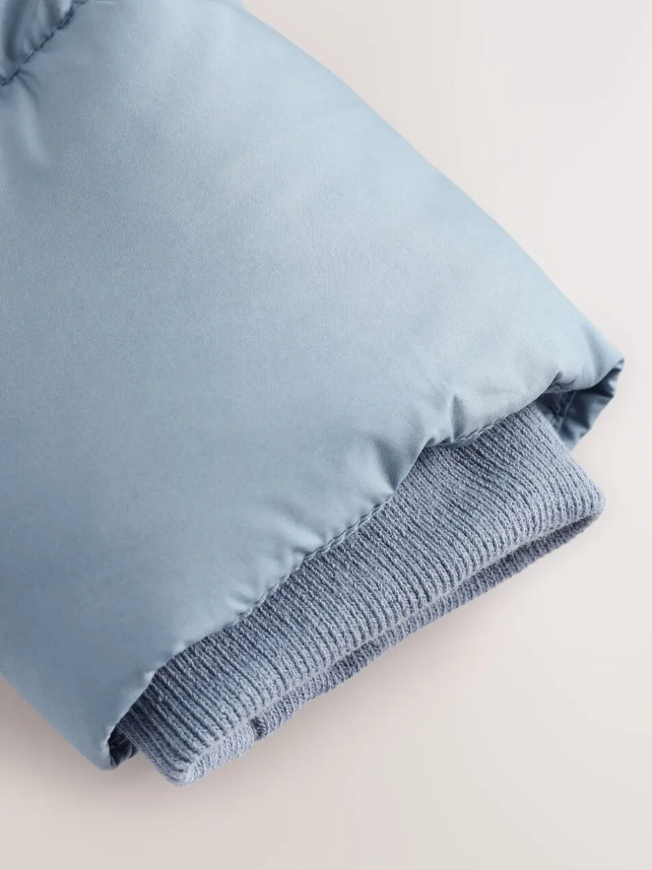 Jassen, Jacks En Kinderwagenpakjes|Jassen En Jacks|Next - Baby pufferjack (0mnd -2jr) Blauw met capuchon