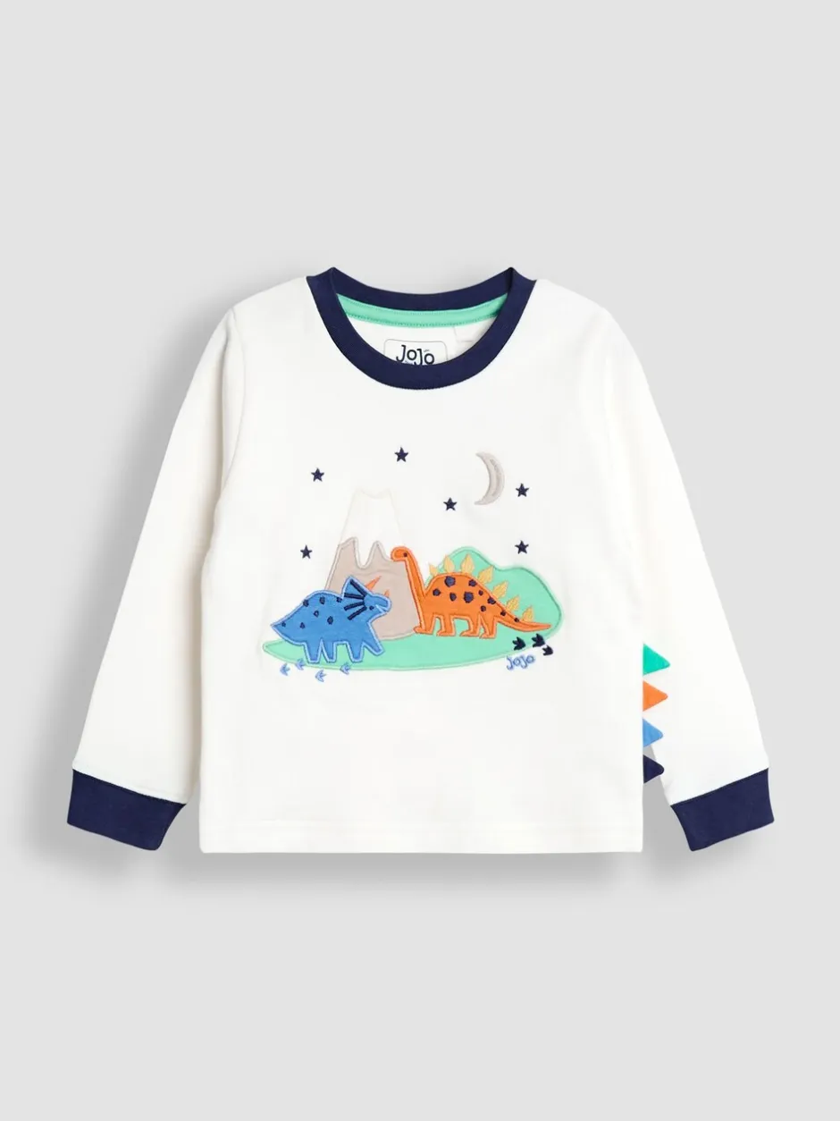 Pyjama's|Jojo Maman Bébé - Mix And Match 2 Pack Pyjamas Blauw met dinosaurus