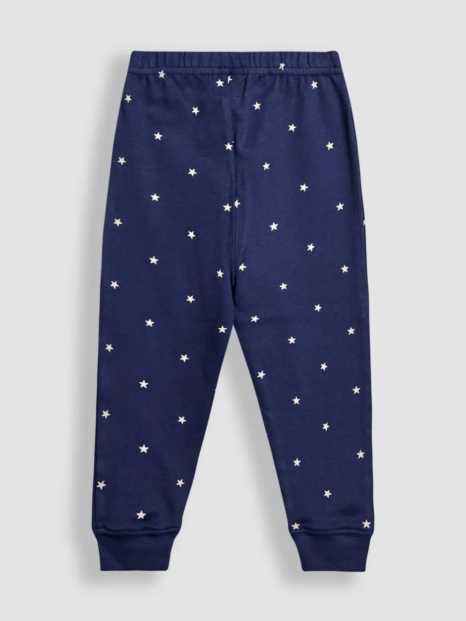 Pyjama's|Jojo Maman Bébé - Mix And Match 2 Pack Pyjamas Blauw met dinosaurus