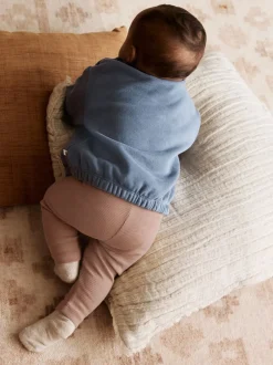 Sweaters En Hoody´S|Sets En Outfits|Next - Set met baby-sweatshirt en legging (0mnd-3jr) Blauw met dinosaurus