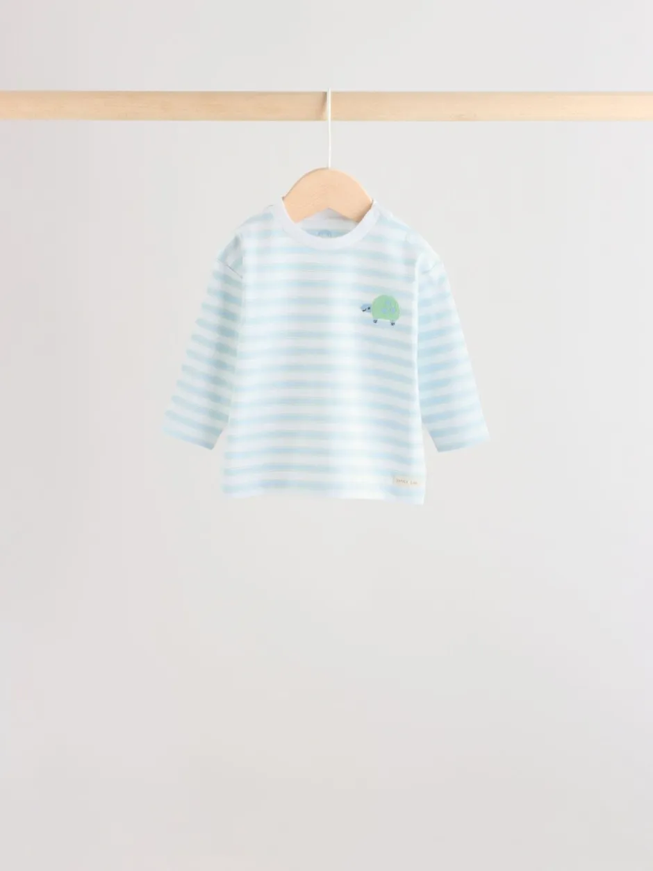 Tops|Sets En Outfits|Next - Baby Top & Leggings 6 Piece Set (0mths-3yrs) Blauw met safariprint