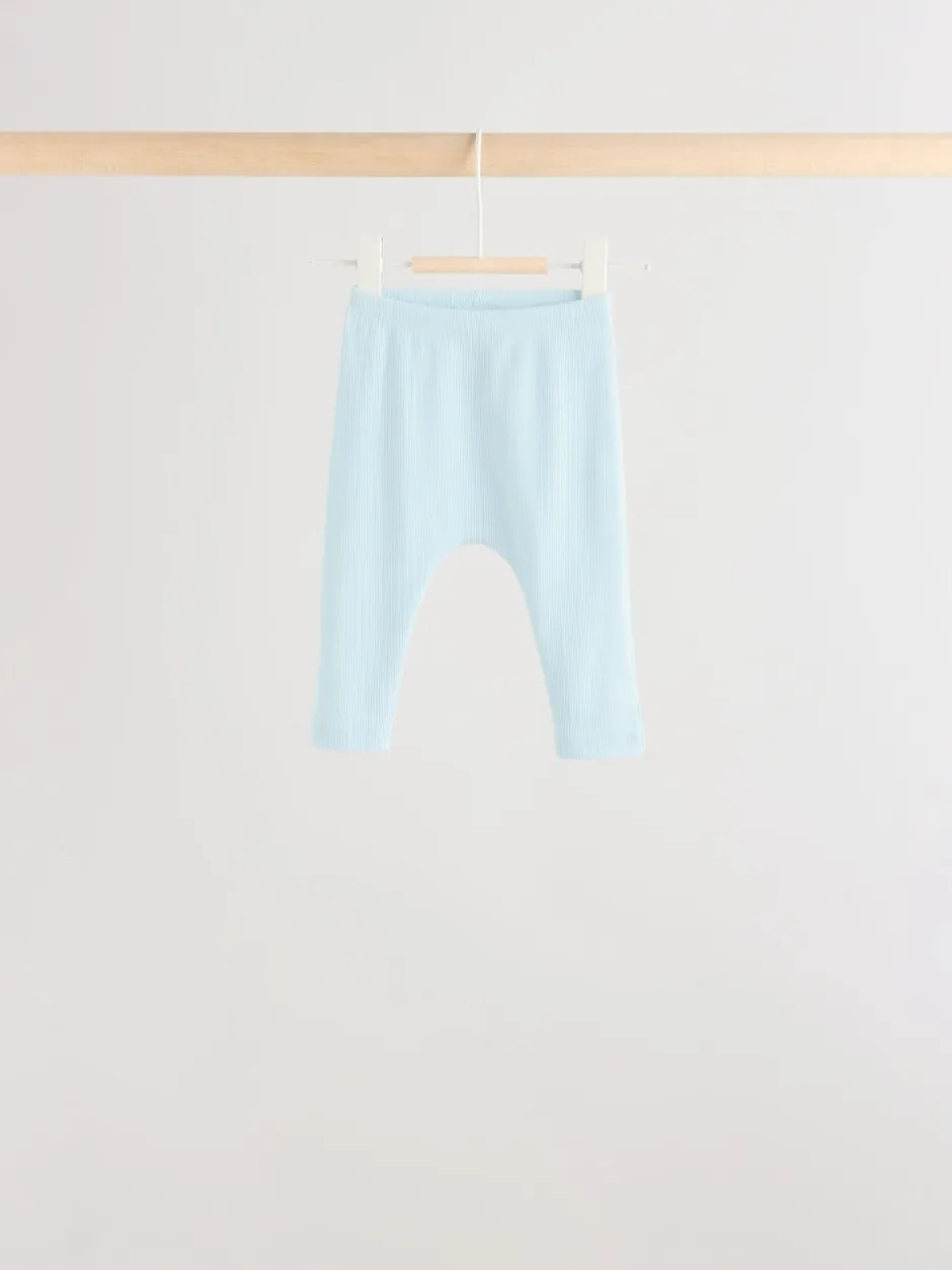 Tops|Sets En Outfits|Next - Baby Top & Leggings 6 Piece Set (0mths-3yrs) Blauw met safariprint