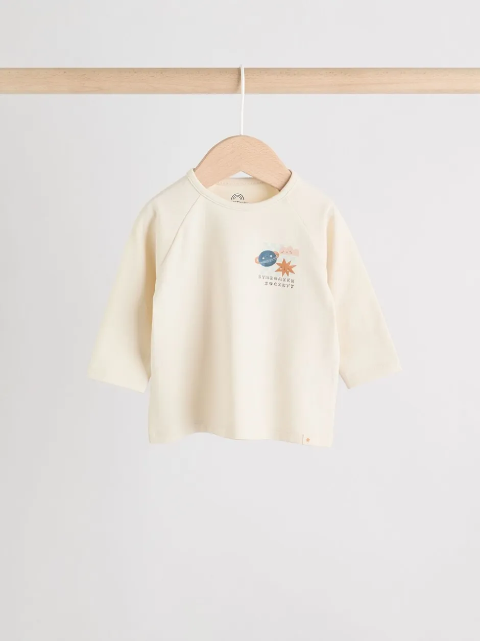 Tops|Sets En Combisets*Next Blauw met space - Babyset van top en Leggings 2 -delig (0mnd-3jr)