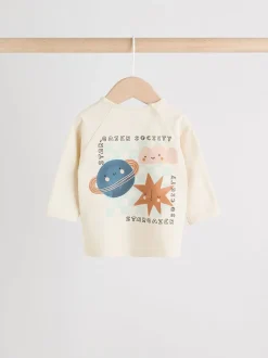 Tops|Sets En Combisets*Next Blauw met space - Babyset van top en Leggings 2 -delig (0mnd-3jr)