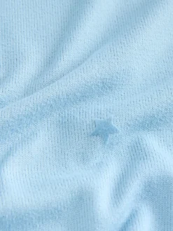 Pyjama's*Next - Zachte pyjama met lange mouwen en hartjesprint Blauw met sterrenprint