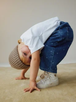 Jeans En Joggingbroeken|Jeans*Next - Pullon Barrel Jeans (3mths-7yrs) Blauw met stippen