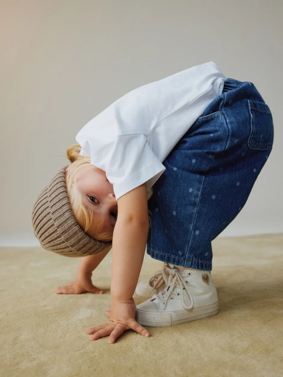 Jeans En Joggingbroeken|Jeans*Next - Pullon Barrel Jeans (3mths-7yrs) Blauw met stippen