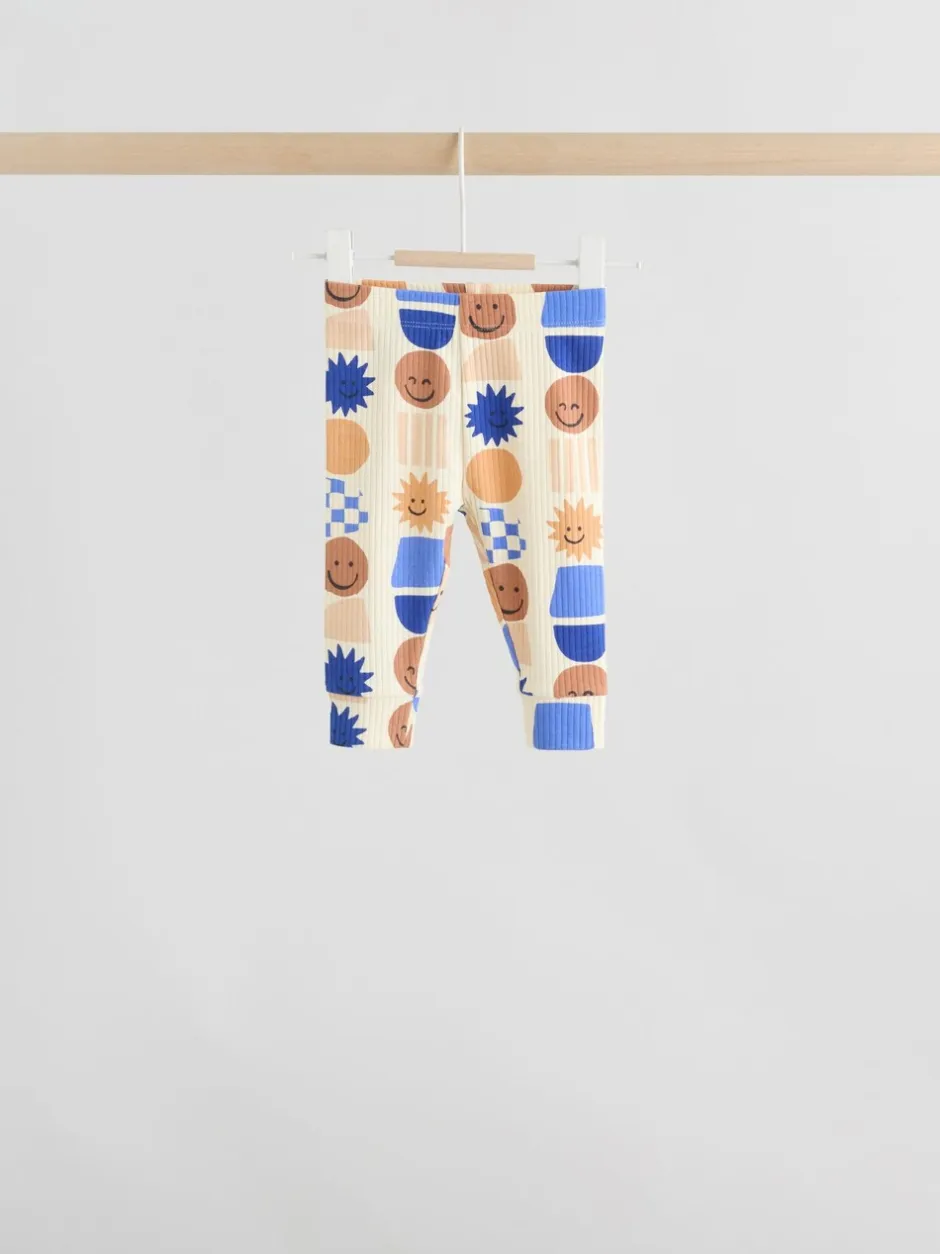 Tops|Sets En Combisets*Next Blauw met vormen - Tops en Leggings 6 -delige babyset (0mnd-3jr)