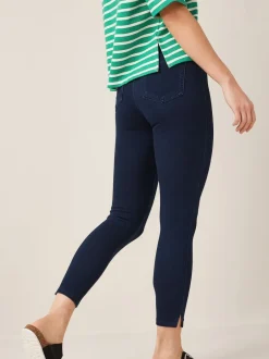 Leggings En Joggingbroeken*Next Blauw met wassing - Cropped denim jersey legging