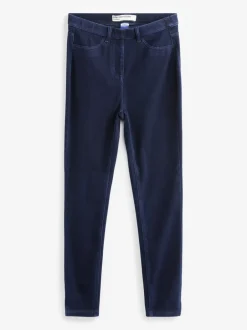 Leggings En Joggingbroeken*Next Blauw met wassing - Cropped denim jersey legging