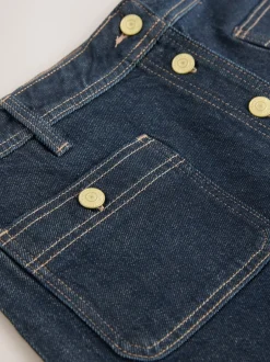 Rokken|Next - Denim Patch Pocket Mini Skirt Blauw met wassing