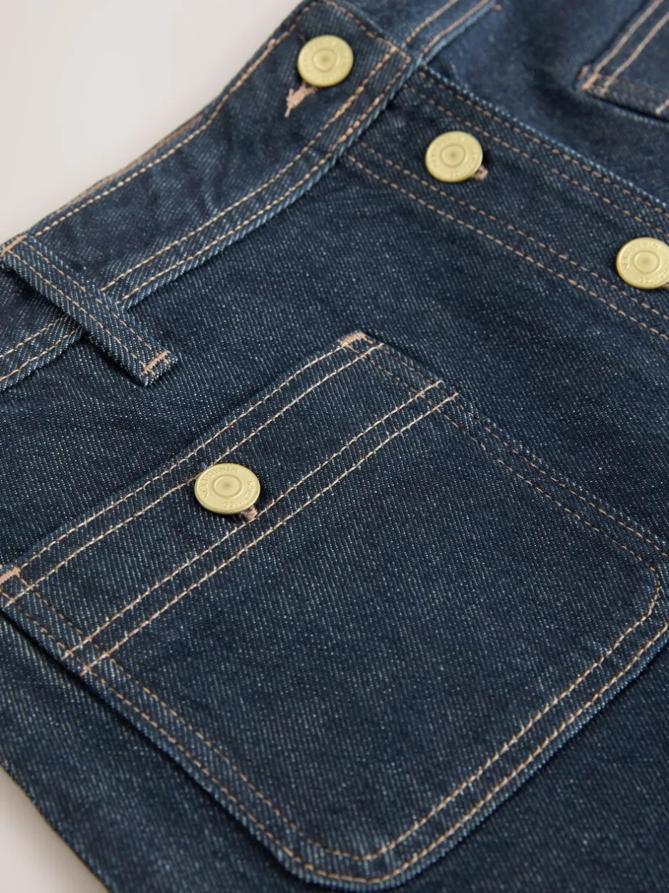Rokken|Next - Denim Patch Pocket Mini Skirt Blauw met wassing