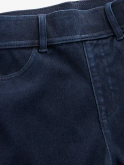 Leggings En Joggingbroeken*Next Blauw met wassing - Lange jersey denim leggings