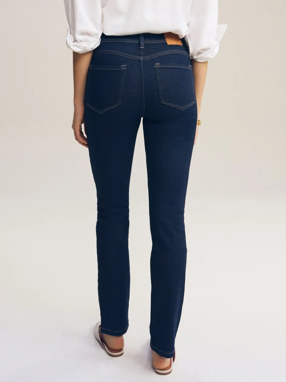 Jeans|Next - Superzachte slim-fit jeans Blauw met wassing