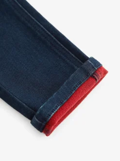 Jeans En Joggingbroeken|Jeans*Next - Superzachte jeans met stretch en elastische taille (3 mnd-7 jr) Blauw met wassing