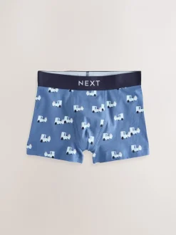 Ondergoed|Next Blauw Mini Voertuig - Verpakking van 10 trunks (1,5-16jr)