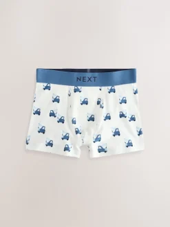 Ondergoed|Next Blauw Mini Voertuig - Verpakking van 10 trunks (1,5-16jr)