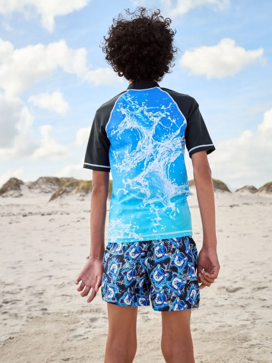 Badkleding*Next Blauw Sonic - Surfhemdje (3-16 jr)
