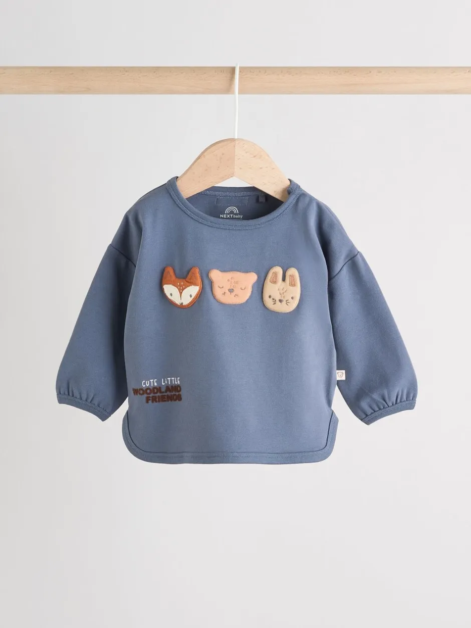 Tops|Sets En Outfits|Next Blauw Woodland - Babyset van top en Leggings 2 -delig (0mnd-3jr)