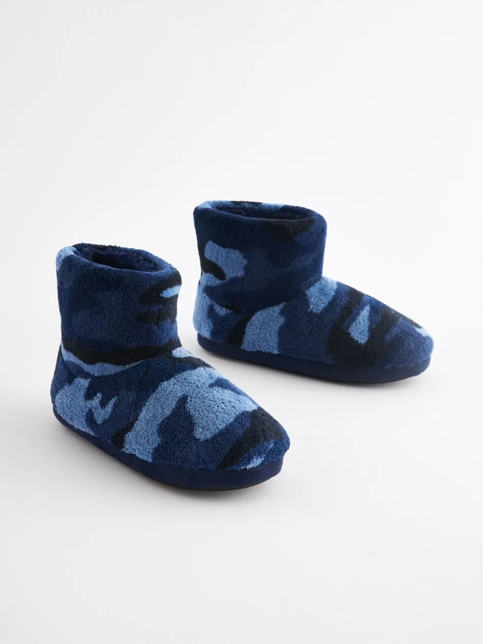 Pantoffels*Next - Pantoffellaars Blauwe Camo