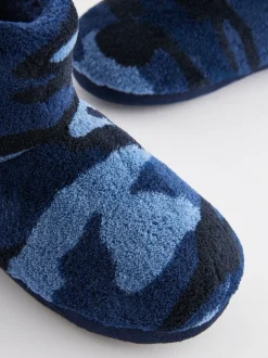 Pantoffels*Next - Pantoffellaars Blauwe Camo