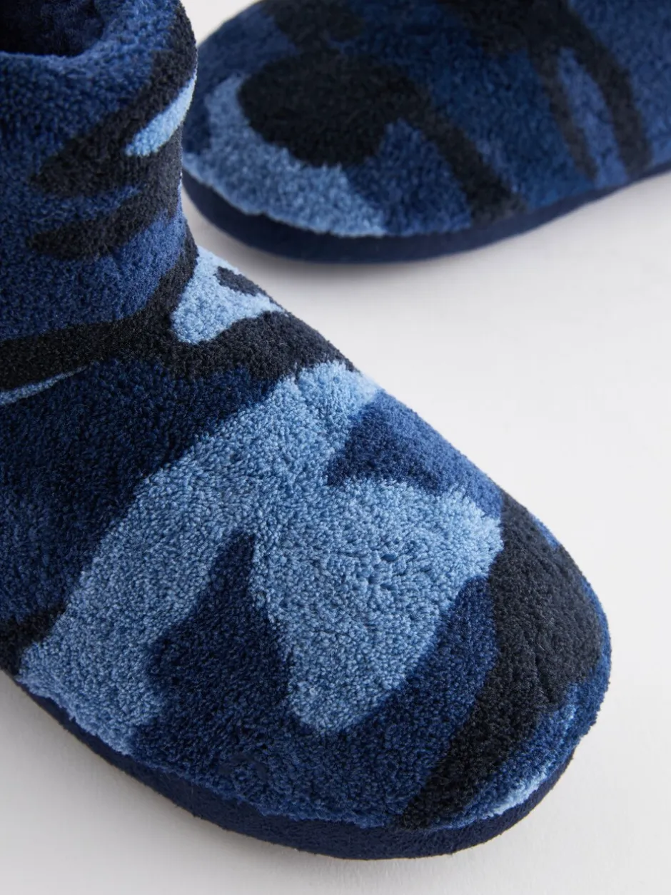 Pantoffels*Next - Pantoffellaars Blauwe Camo