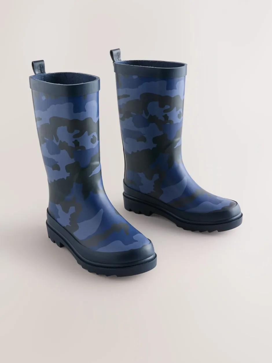 Laarzen*Next Blauwe Camo - Rubberen regenlaarzen