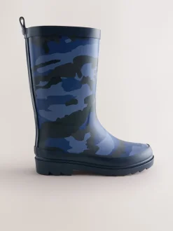 Laarzen*Next Blauwe Camo - Rubberen regenlaarzen