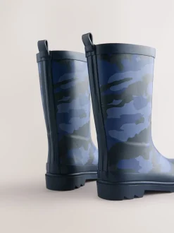 Laarzen*Next Blauwe Camo - Rubberen regenlaarzen