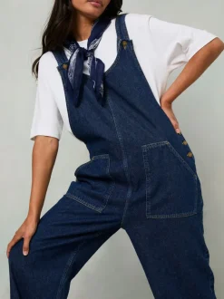 Jumpsuits En Playsuits*Fat Face - FatFace Dungaree Blauwe denim