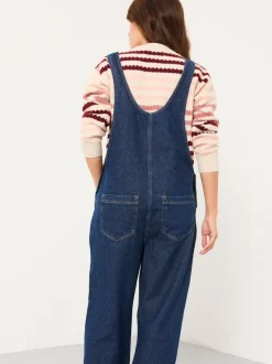 Jumpsuits En Playsuits*Fat Face - FatFace Dungaree Blauwe denim