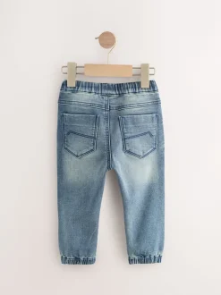Jeans En Joggingbroeken|Jeans*Next Blauwe denim - Jogger-jeans met comfortabele stretch 2 -pak (3mnd-7jr)