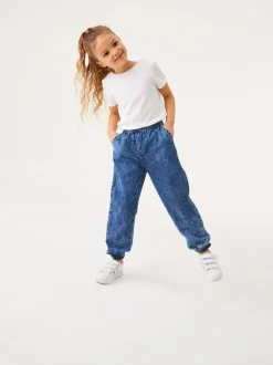 Broeken En Leggings*Next - Joggingbroek (3-16 jr) Blauwe denim