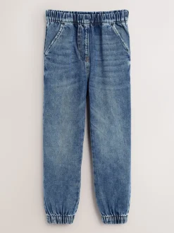 Broeken En Leggings*Next - Joggingbroek (3-16 jr) Blauwe denim