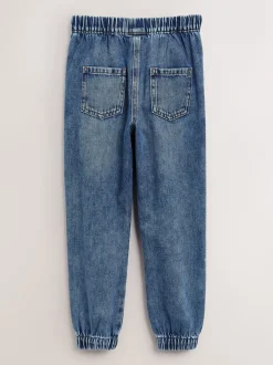 Broeken En Leggings*Next - Joggingbroek (3-16 jr) Blauwe denim