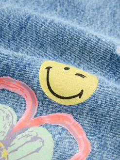 Jeans*Next Blauwe denim - SmileyWorld® Barrel Jeans (3-16jr)