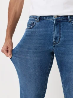 Jeans*Next Blauwe denim - ThermoGen - Straight fit - Motionflex jeans