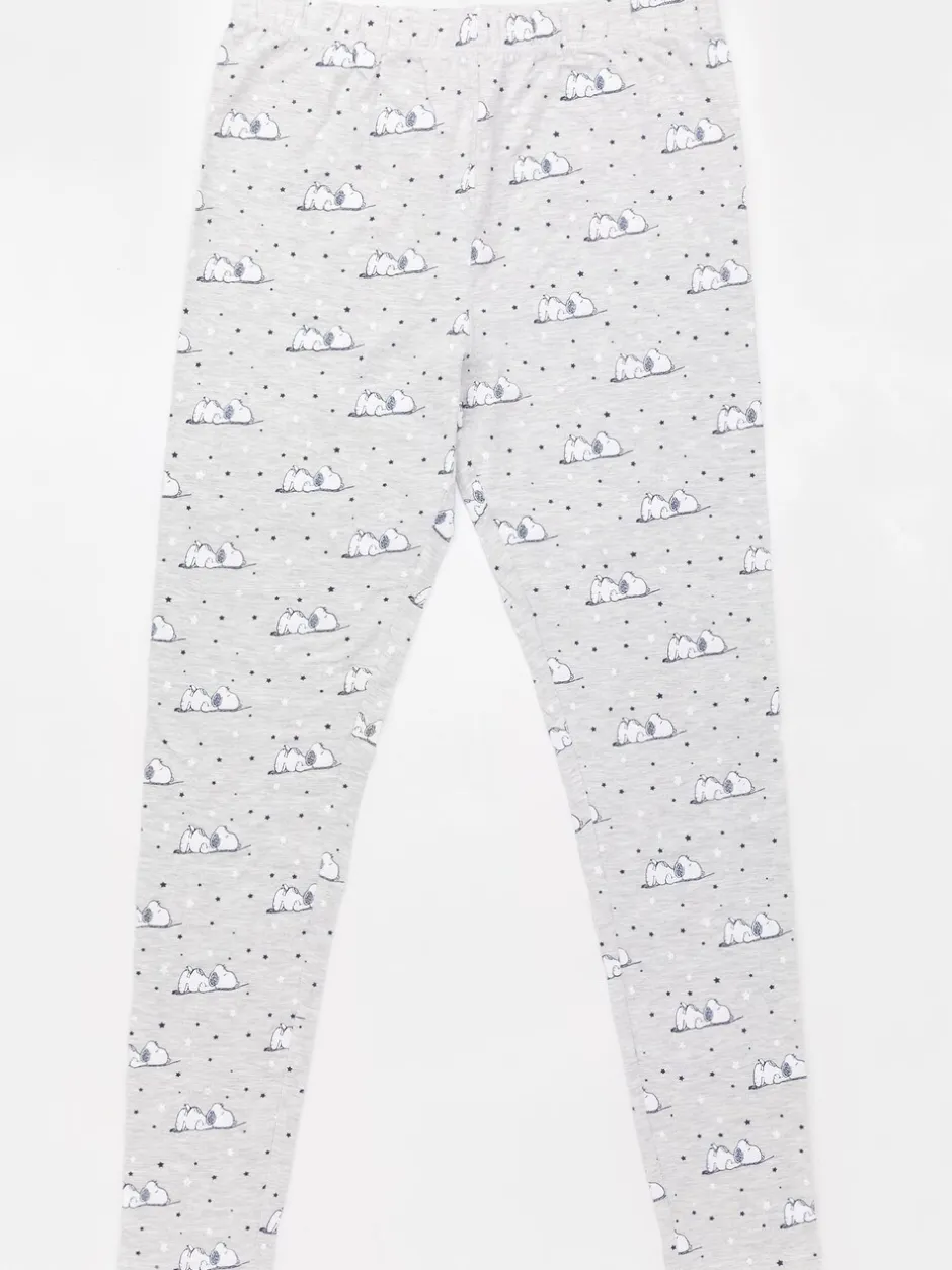 Pyjama's|Loungewear*Vanilla Underground Blauwe Snoopy - Snoopy Korte Broek Pyjama's Set