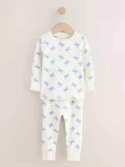 Nachtkleding En Pyjama's|Pyjama's*Next Blauwe strikken - Verpakking van 3 knusse pyjama's (9 mnd-12 jr)
