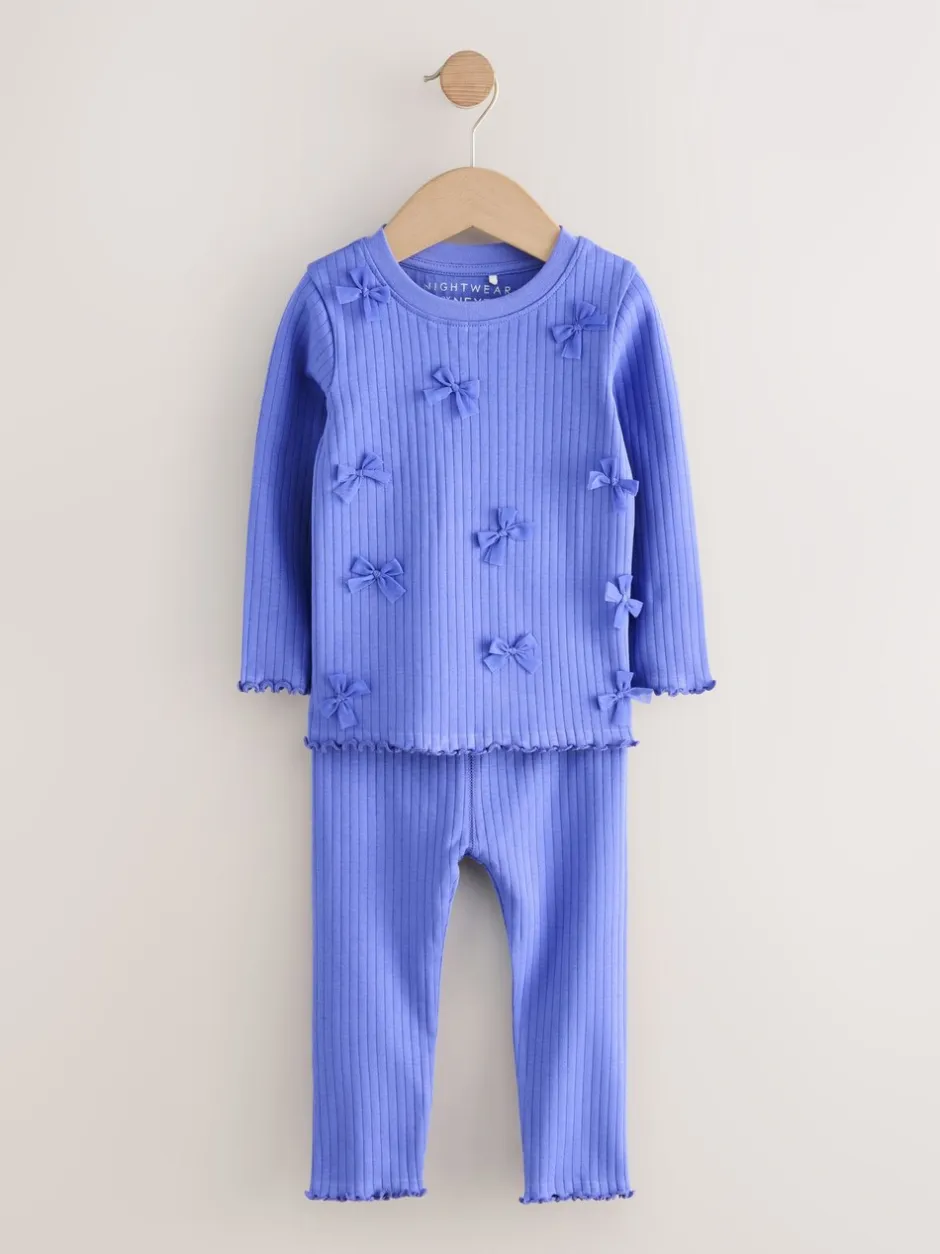 Nachtkleding En Pyjama's|Pyjama's*Next Blauwe strikken - Verpakking van 3 knusse pyjama's (9 mnd-12 jr)