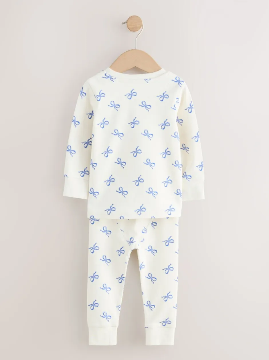 Nachtkleding En Pyjama's|Pyjama's*Next Blauwe strikken - Verpakking van 3 knusse pyjama's (9 mnd-12 jr)