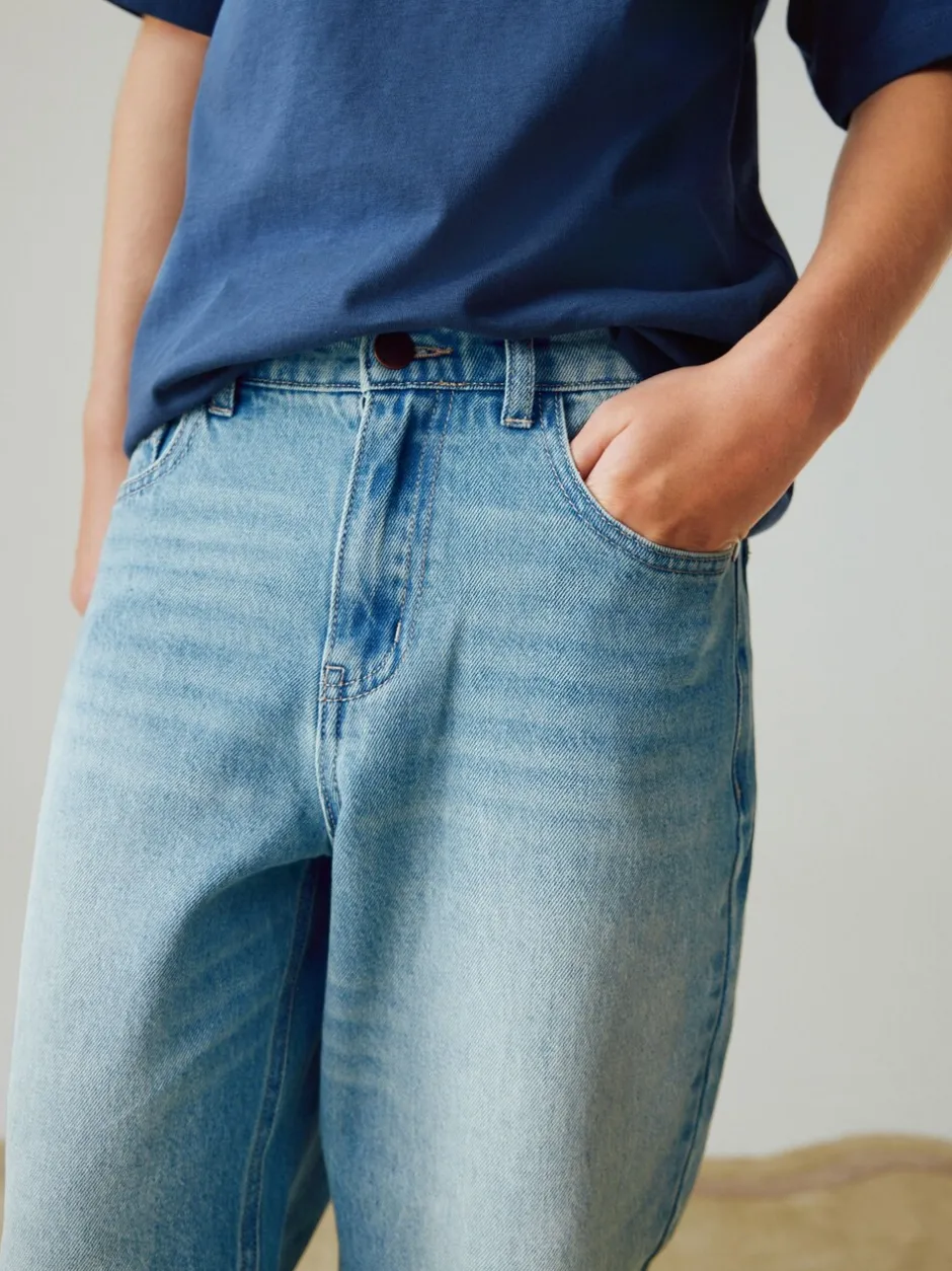 Jeans|Next - Authentieke jeans (3-16jr) Blauwe tint